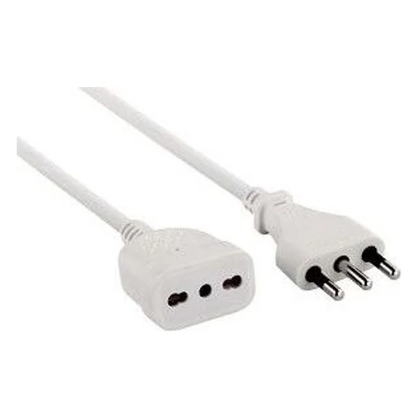 Prolunga Lineare 3 M Sez 3X1 16A Bipasso Bianco – cod. CPD17309