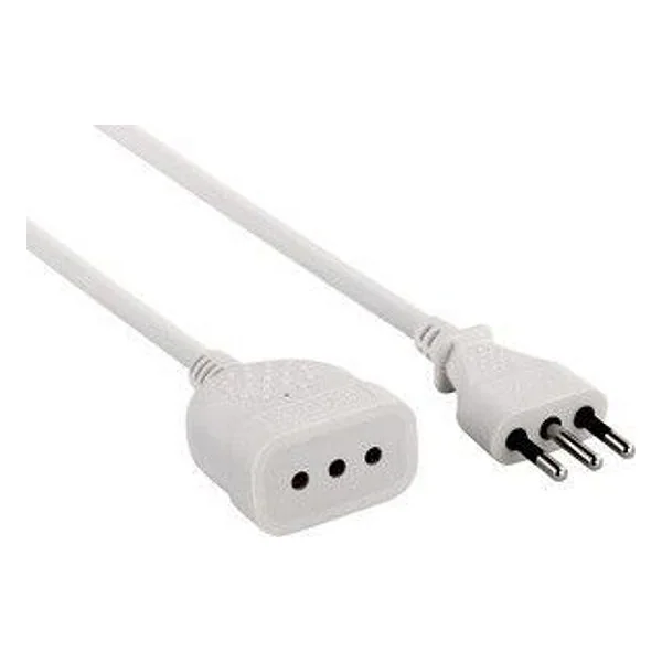 Prolunga Lineare 5 M Sez 3X0,75 10A Bianco – cod. CPD547