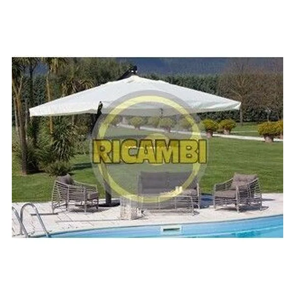 R Stecca per Ombrellone Dec All Nero 20X30MM 200CM – cod. CPD9396