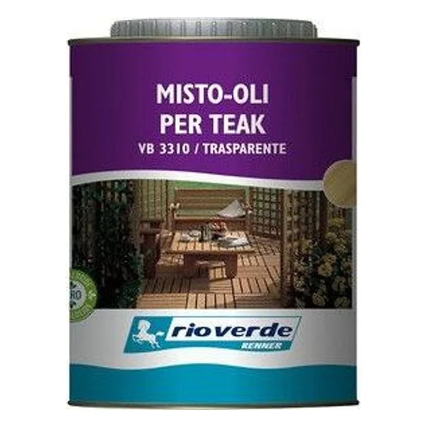 Rioverde VB 3310 Olio per Teak 0,750 L Trasparente – cod. CPD6339