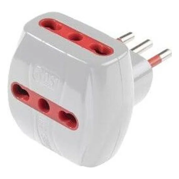 Rosi 78041 Adattatore Triplo 10A 3PR Bip con Limit – cod. CPD95418