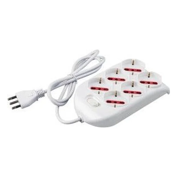 Rosi 94124 Multipresa 6PR Bip Schuko + Int – cod. CPD95764