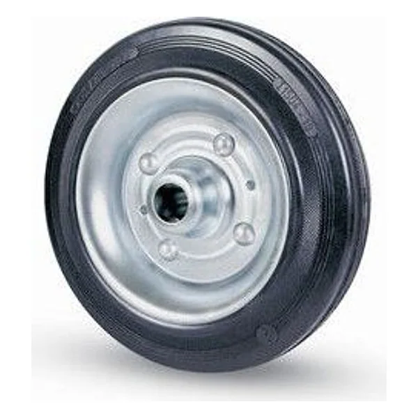 Ruota Industriale D 125 mm Gomma 112 con Cuscinet – cod. CPD12039