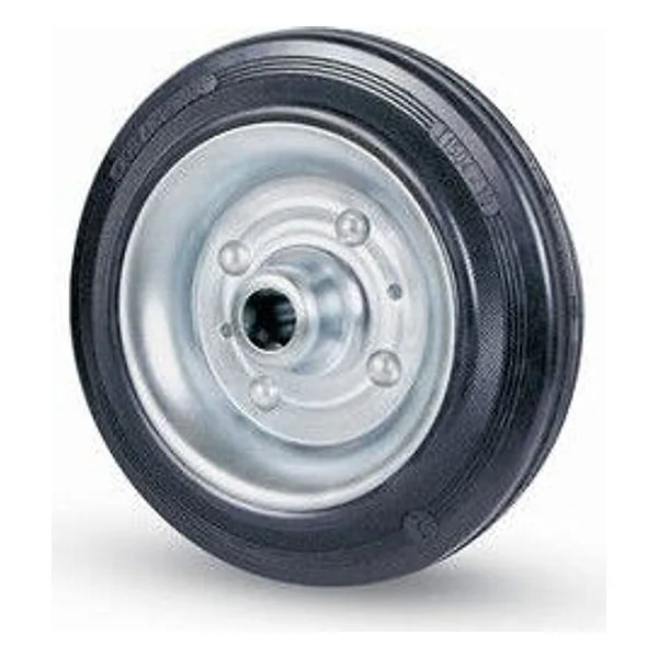Ruota Industriale D 180 mm Gomma 112 con Cuscinet – cod. CPD12019