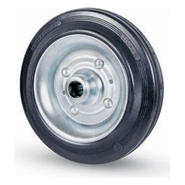 Ruota Industriale D 80 mm Gomma 112 con Cuscinet – cod. CPD12042