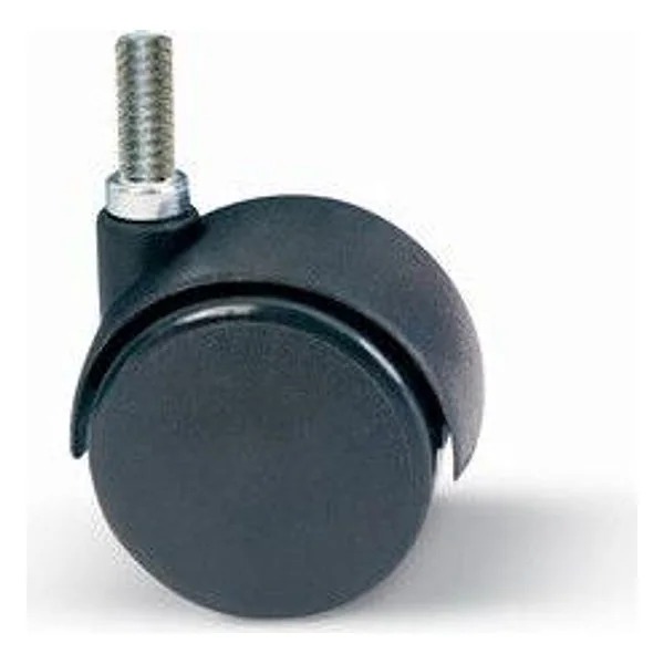 Ruota Nylon Gemellare D 40 mm Perno 8MAX12 mm – cod. CPD16768