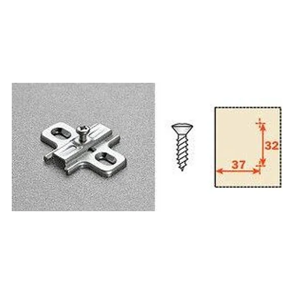 Salice Basetta Fissa per Cerniere B2V3H39 H 3 – cod. CPD507535