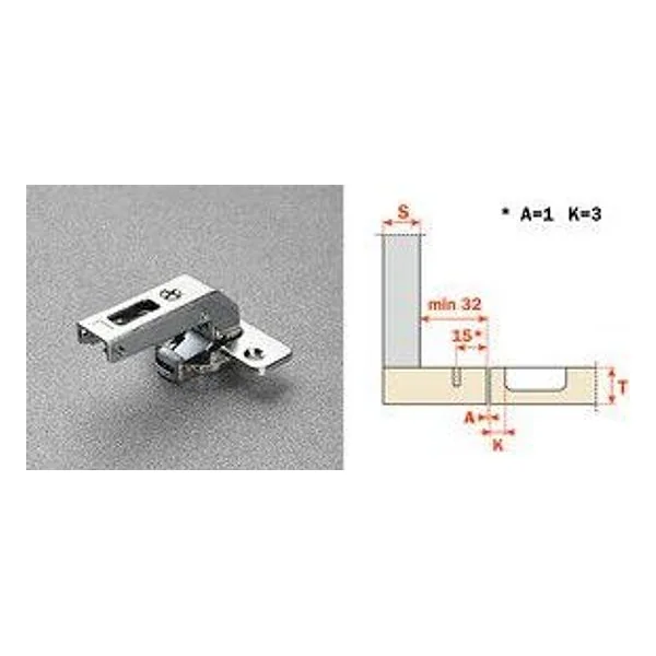 Salice Cerniera Controcol C2ABN99 Corta 94 Gradi – cod. CPD507545