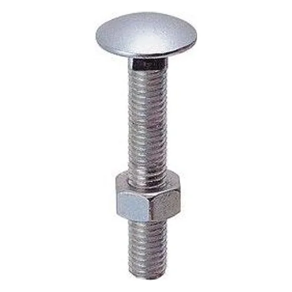 Bullone per Ferro e Legno Ttqs 10X 50MM ZN UNI5732 10 PZ – cod. CPD53085