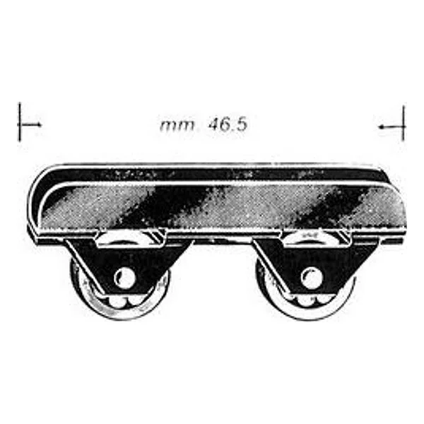 Carrello a 2 Ruote per Cristallo 4 PZ – cod. CPD54428