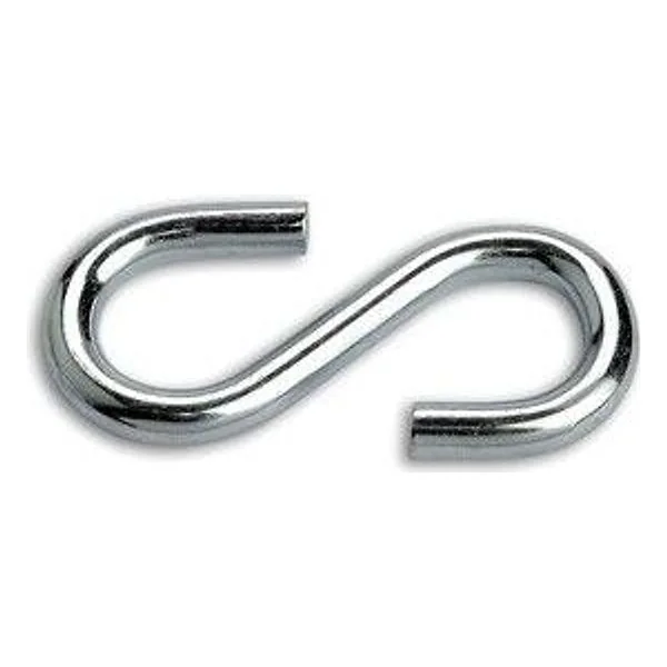 Gancio a S 3,4 mm Zincato da 12 PZ – cod. CPD72776