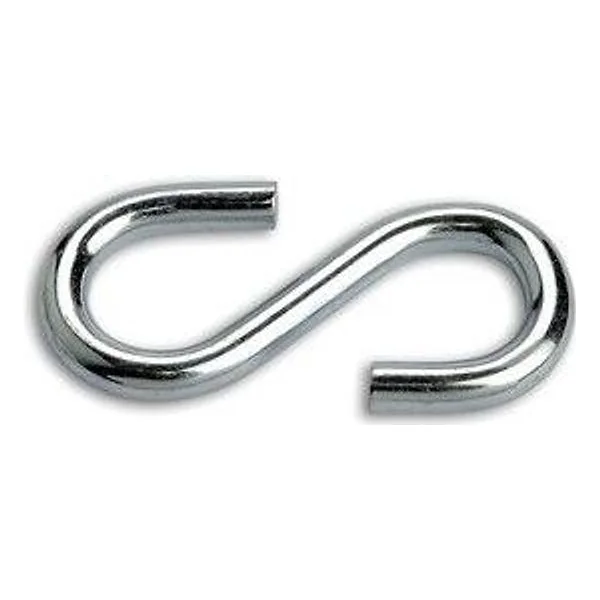 Gancio a S 4,4 mm Zincato da 12 PZ – cod. CPD72777