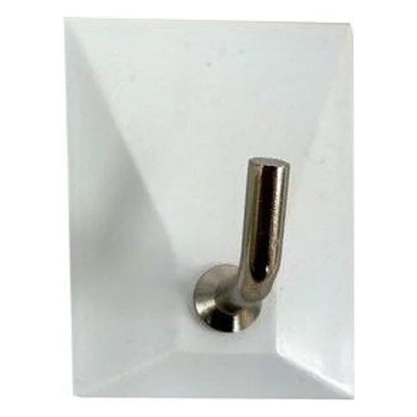 Gancio Adesivo in Plastica 1 Posto 8 PZ – cod. CPD87001