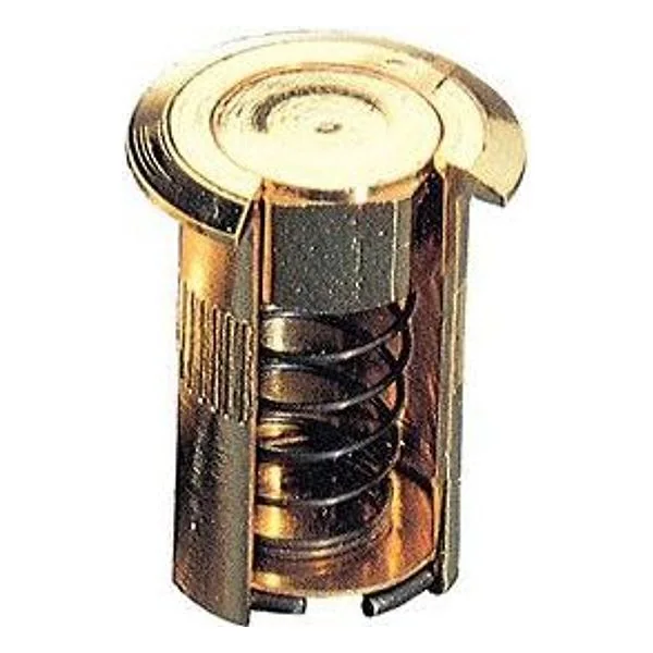 Pozzetto a Molla Ottone Lucido D 14X30 mm – cod. CPD69658