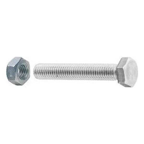 Vite per Ferro Te Filetto Totale 6X 80MM ZN UNI5739 cl 8.8 4PZ – cod. CPD40176