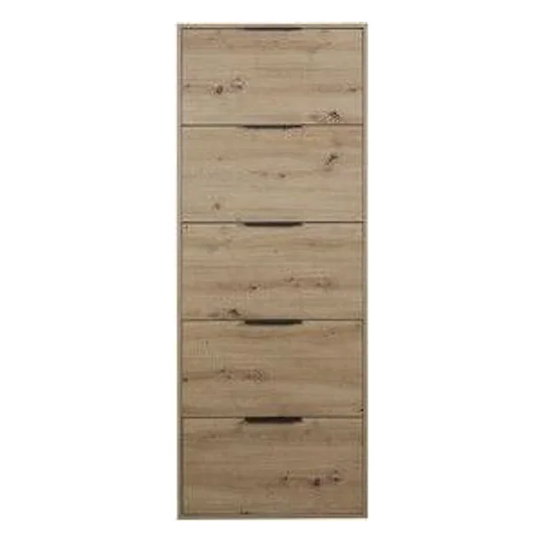 Scarpiera 5 Ribalte Slim 65X15XH174CM Rovere A. – cod. CPD506061