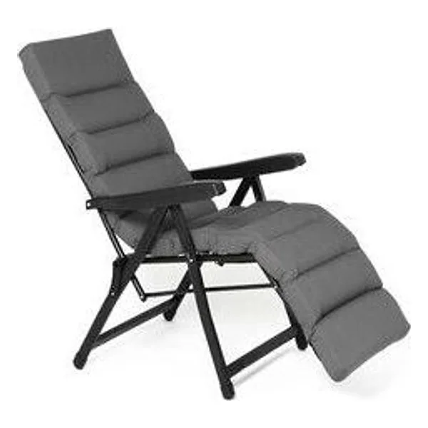 Sdraio con Poggiapiedi Super Bomber Automat Grigio – cod. CPD59868