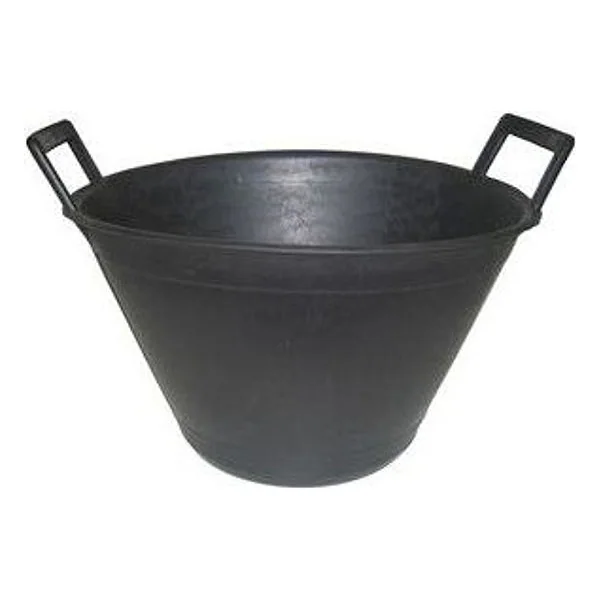 Secchio per Muratore Plastica 2 Man Nero D 36CM 10 L – cod. CPD4167