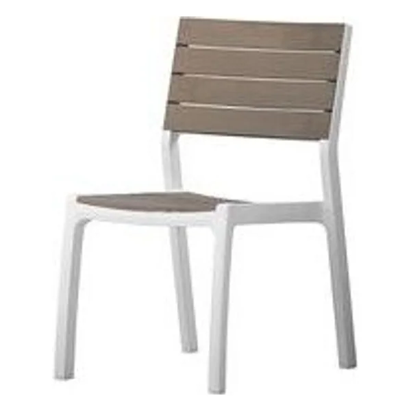 Sedia Harmony Bianco/Cappuccino – cod. CPD93802