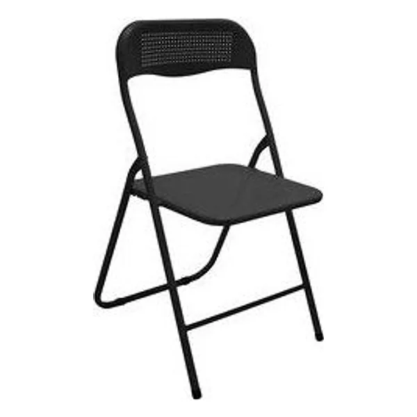 Sedia Pieghevole Metallo Polo Nero – cod. CPD504942