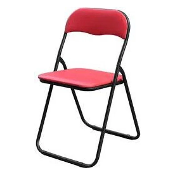 Sedia Pieghevole Polo Nero/Rosso – cod. CPD506228