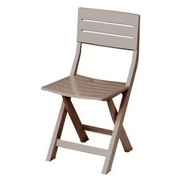 Sedia Resina Gilda Pieghevole Tortora – cod. CPD99544