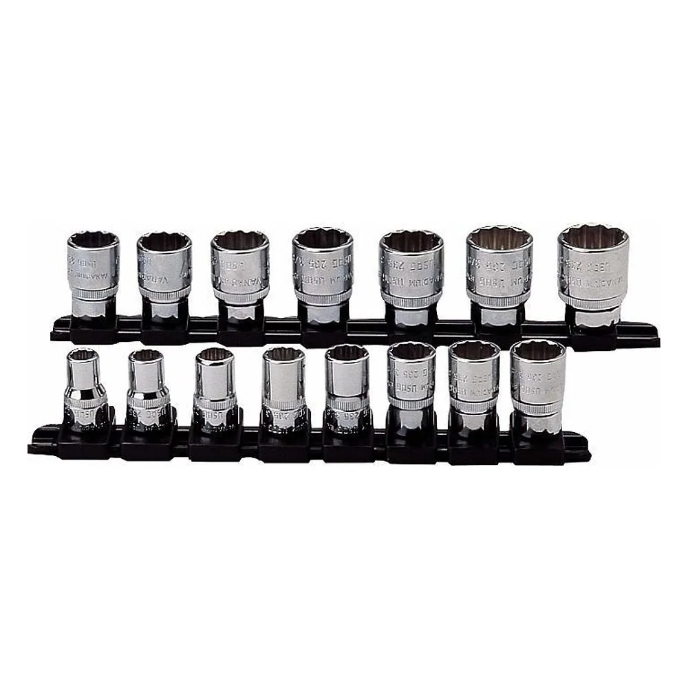 Serie di 15 Chiavi a Bussola Poligonali 235 1/2" N/S15 Usag – cod. U02359225
