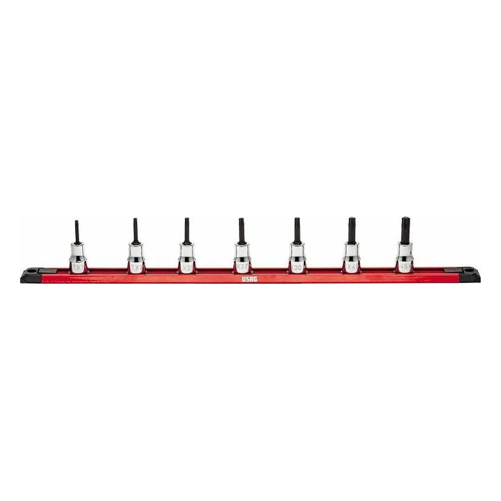 Serie di 7 Chiavi a Bussola per Viti con Impronta Torx 233 3/8" NTX/S7 Usag – cod. U02331551