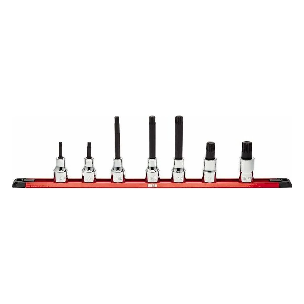 Serie di 7 Chiavi a Bussola per Viti con Impronta XZN 233 1/2" NXZN/S7 Usag – cod. U02332509