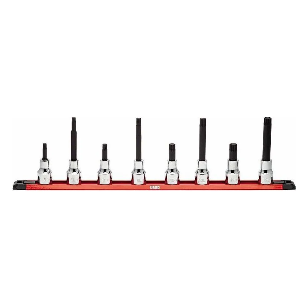 Serie di 8 Chiavi a Bussola per Viti con Impronta XZN 233 1/2" NXZN/S8 Usag – cod. U02332510