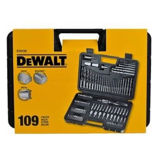Set 109 Pezzi per Forare ed Avvitare Dewalt – cod. DEWDT0109