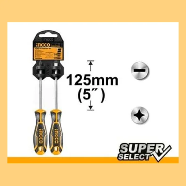 Set 2 Cacciaviti Croce/Taglio Ingco – cod. INCHKSD0248