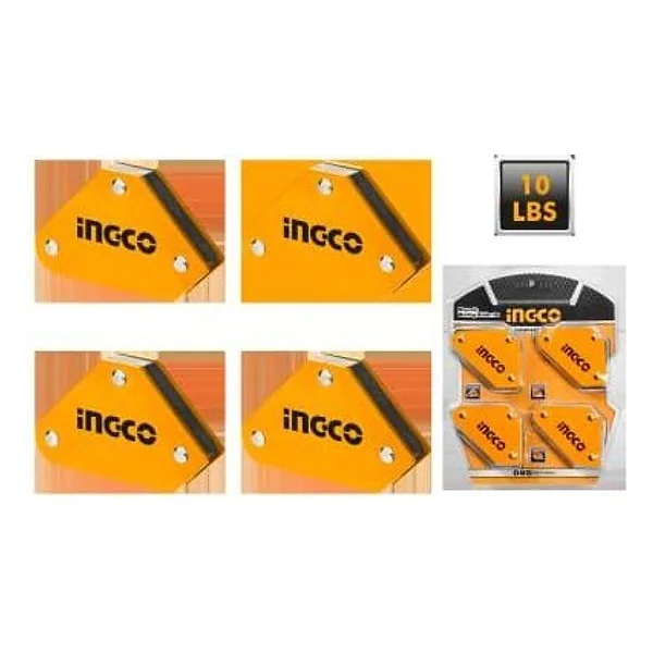 Set 4 Pz.supporti Magnetici per Sald. Ingco – cod. INCAMWH4001