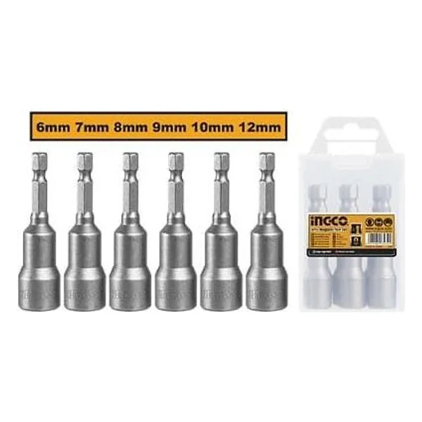 Set 6 Portabit Magnetici Ingco – cod. INCAMN65061