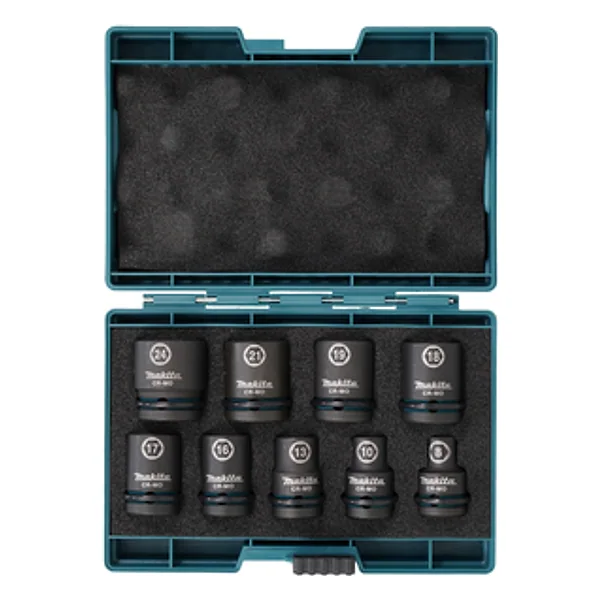 Set 9 chiavi a bussola Impact Black MAKITA – cod. MAKE16564