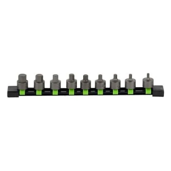 SET 9 PEZZI DI BUSSOLE CORTE ESAGONALI DA 3/8" JBM – cod. JBM54545