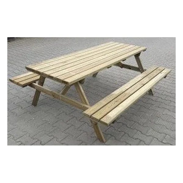 Set Birreria Picnic Legno Impregn 180X160XH71CM – cod. CPD95458