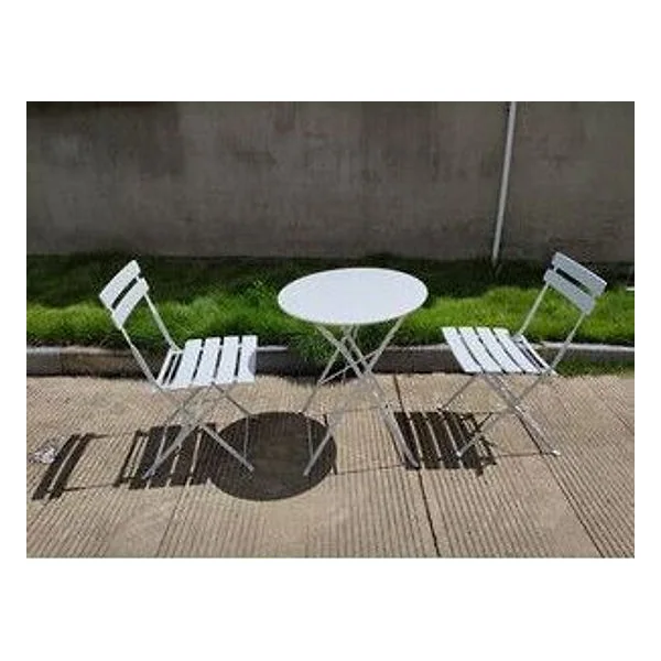 Set Bistrot Giotto Bianco Sat – cod. CPD96340
