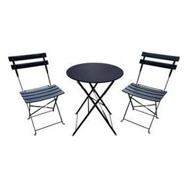 Set Bistrot Giotto Nero Sat – cod. CPD55874