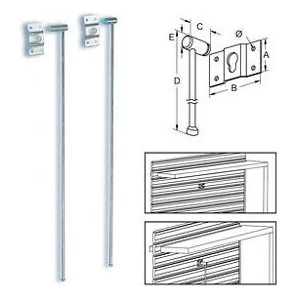 Sicura per Tapparella Legno Metallo 58X500 mm – cod. CPD4095