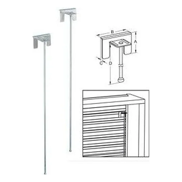 Sicura per Tapparella Plastica Asta 39X480 mm – cod. CPD57008