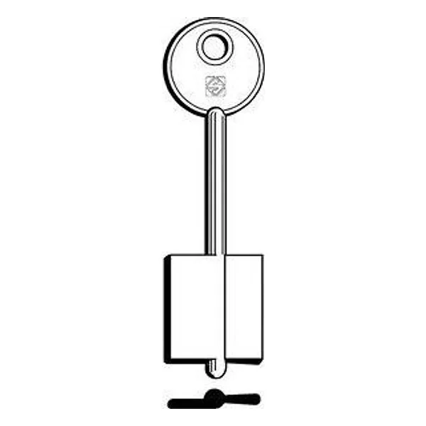 Silca 5A2 Chiave Doppia Mappa Ottone – cod. CPD25603