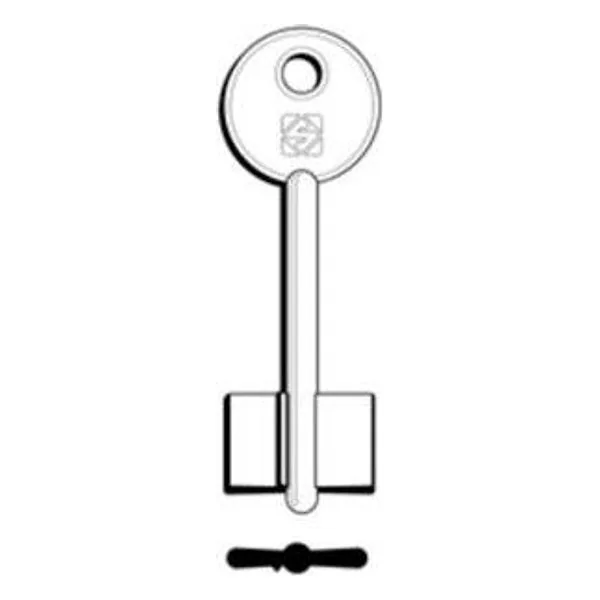 Silca 5AU5 Chiave Doppia Mappa Ottone – cod. CPD501594