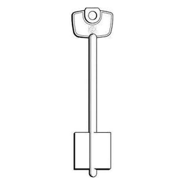 Silca 5C9 Chiave Doppia Mappa Ottone – cod. CPD10658