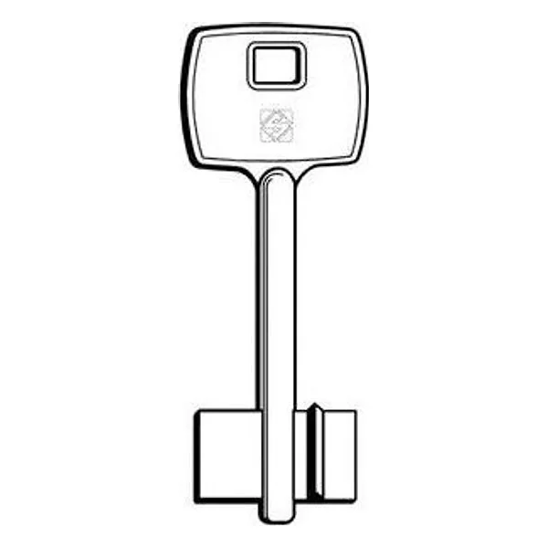 Silca 5CB1 Chiave Doppia Mappa Ottone – cod. CPD25387