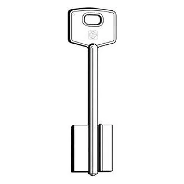 Silca 5CC4 Chiave Doppia Mappa Ottone – cod. CPD25390