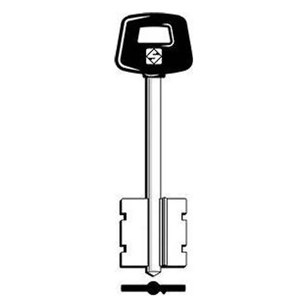 Silca 5CS10P Chiave Doppia Mappa Ottone – cod. CPD10675