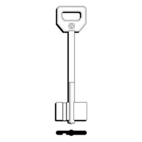 Silca 5FI17 Chiave Doppia Mappa Ottone – cod. CPD501603