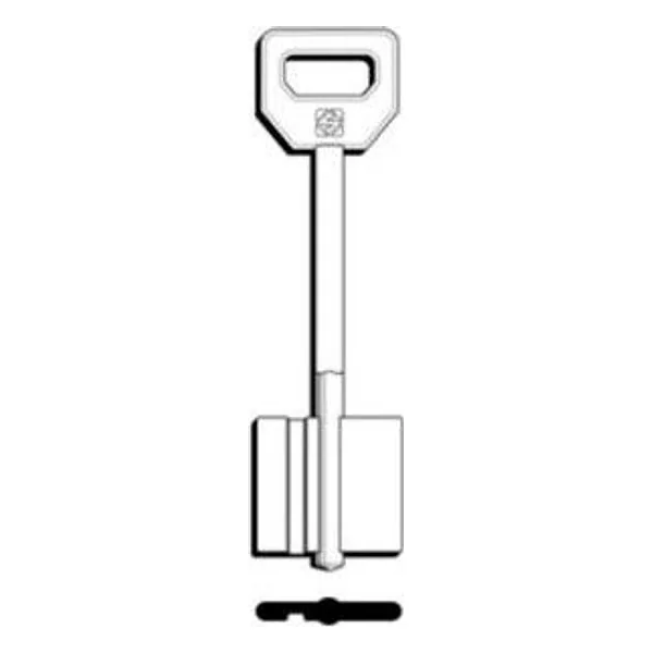 Silca 5FI19 Chiave Doppia Mappa Ottone – cod. CPD501604