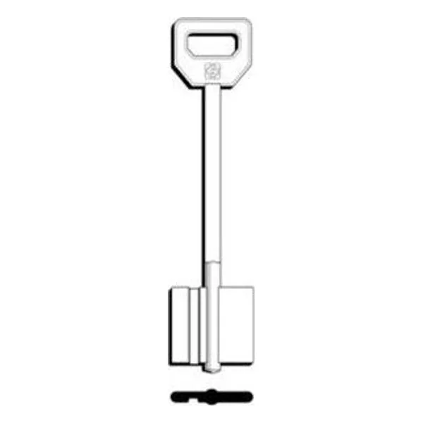 Silca 5FI21 Chiave Doppia Mappa Ottone – cod. CPD501605